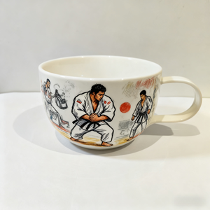 Tùy chỉnh handpainted gốm cốc cà phê | judo ảnh mô hình | hoàn hảo handmade món quà kỳ nghỉ - Product Image 5