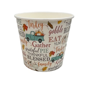 Disposable Ice Cream Pints Yogurt Various Wholesale PLA Ice Cream Cups with Dome Lid Paper Ice Cream Bowl with Paper Lid 3-64oz