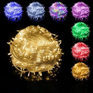 Guirlandes lumineuses LED d'extérieur 3M/10M/20M/50M/100M, style arbre, pour décorations <span class=keywords><strong>de</strong></span> Noël, mariages, fêtes et maison - Product Image 1