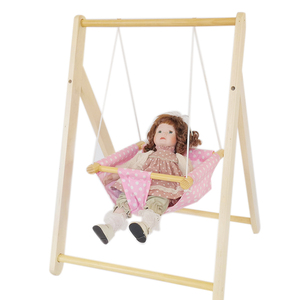 2025 Latest Hot Sale Dollhouse Infant Bedroom Basket <strong>Doll</strong> <strong>Swing</strong> for House Decor - Product Image 2