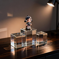 Présentoirs de Magasin en Blocs Cubiques en Acrylique et Cristal Perspex, Nouveau Design, Vente en Gros
