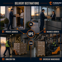 Transport de marchandises dangereuses de Chine vers les États-Unis/Royaume-Uni/Australie/Canada, service de livraison express DHL UPS FEDEX