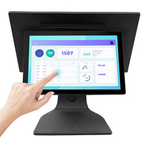 Tablet Android Digital Signage FHD Layar Sentuh 15,6 Inci untuk Layar Operator Sistem <span class=keywords><strong>POS</strong></span> Kasir Restoran Tanpa Aplikasi - Product Image 1