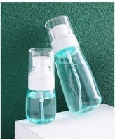 Pulvérisateur portable PETG 30/60/100 ml à brume ultra-fine, petit atomiseur de voyage vide pour hydratation du visage et désinfectant à l'alcool