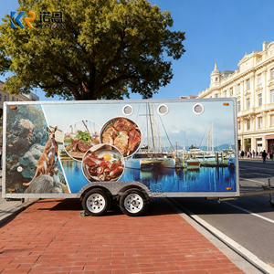 Camion de restauration rapide 5m, Kiosque à glaces, Camion à jus, Camion de restauration économique, Remorque alimentaire entièrement équipée, Camion à limonade - Product Image 6