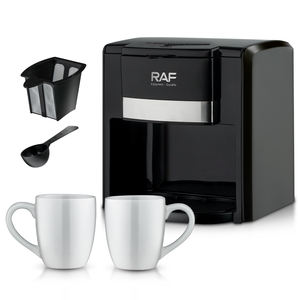 Machine à café électrique RAF en gros, personnalisable avec LOGO, <span class=keywords><strong>mini</strong></span>, <span class=keywords><strong>2</strong></span> <span class=keywords><strong>tasses</strong></span>, 420 ml, avec plaque chauffante et fonction anti-goutte - Product Image 3