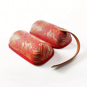 Pochette brodée rouge faite main en EVA, style chinois, avec poignée en cuir, étanche, pour mariage/anniversaire/boîte cadeau théière de luxe - Product Image 6