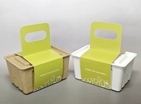 Boîte en pulpe moulée recyclée de haute qualité, écologique, emballage personnalisé, boîte cadeau pour les aliments des consommateurs