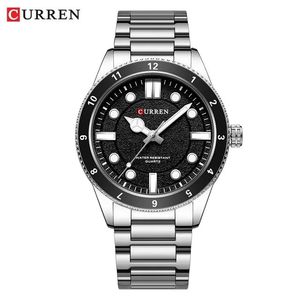 CURREN 8450 Montres à quartz pour hommes, nouveau produit tendance, vente directe d'usine, prêtes à être expédiées, en vente, bracelet en acier inoxydable - Product Image 2
