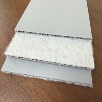 Feuille de protection de surface en PP texturé mat rugueux, panneau alvéolé pour sols