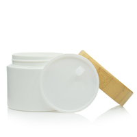 1oz 3oz Chanvre 50g 100g 200g 250g En Plastique pot DE Crème PP Emballage Cosmétique Pot En Plastique avec Capuchon En Bambou