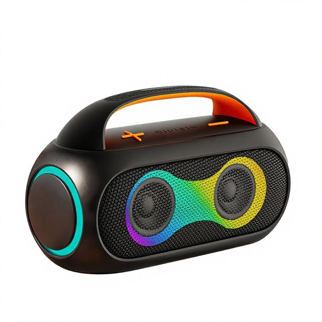 EBS-650 30W Cheaper Portable Powerful Bass Speaker Bluetooth 5.4 With Handle Waterproof IPX5 Stereo RGB Music Box