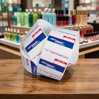 Les étiquettes auto-adhésives thermiques directes blanches de 58x40mm imperméabilisent l'impression industrielle pour le carton emballé de promotion d'emballage d'expédition