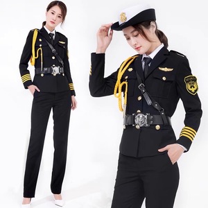 Uniforme de seguridad de gran oferta, conjunto de otoño, uniformes de <span class=keywords><strong>conserje</strong></span> para <span class=keywords><strong>mujer</strong></span>, ropa de trabajo - Product Image 3
