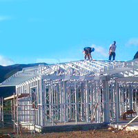 PTH fabrique une villa en acier léger multifonctionnalité pour bâtiment de villégiature préfabriqué
