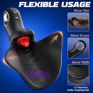 Juguetes Sexuales para Hombres Adultos, Vibrador de Lengua, Masturbador Masculino con Control por Aplicación, con Simulación de Lamido de Lengua, 10 Modos de Vibración, Vibrador de Pene - Product Image 4