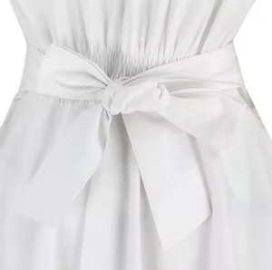 Abito Camicia Vintage da Donna con Bottoni e Cintura, Logo Personalizzabile <span class=keywords><strong>per</strong></span> Infermiere Ospedaliere e Suore - Product Image 3