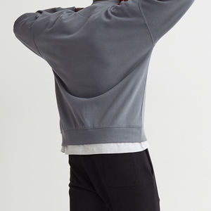 Customized Men's <b>Sweatshirts</b> in <b>Black</b> Color Street Wear Winter Warm <b>Sweatshirts</b> for Men - Product Image 3