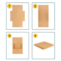 Boîtes d'expédition personnalisées pour disques vinyles, pliables, rigides, en carton ondulé, recyclables, multi-profondeurs, pour envoi d'albums, avec gaufrage