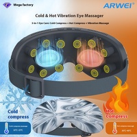 Masseur oculaire confort pour migraines masque vibrant soulager le Stress appareil de soins oculaires chaleur et froid Compression musique Bluetooth