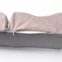 Supporto ergonomico per gambe a forma di mezzo cilindro per ufficio elevazione Eleva Wedge Foam Feet Rest Pillow Under Desk Foot Rest Cushion