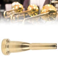 7C Trumpet Mouthpiece Golden Electroplated Brass Musical Instrument Accessories