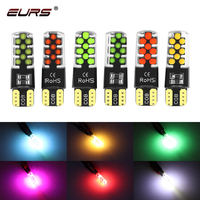 EURS Neue Super Auto Innenraum-LED-Lampe T10 W5W 194 18COB Blinkende Autobirne 6000K Farbtemperatur 12V Kennzeichenbeleuchtung