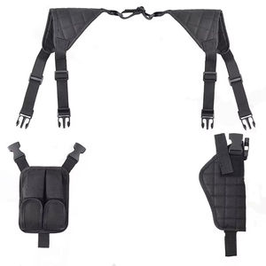 Negro Universal oculto táctico hombro pistola pistolera Sling Bag con 2 Revista bolsa - Product Image 2