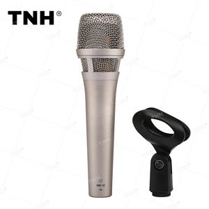TNH KMS105 Microphone à condensateur vocal tout métal Microphone à main professionnel pour karaoké avec gamme complète de condenseur pour une utilisation sur scène - Product Image 1