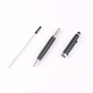 Cadeau personnalisé - Stylo tactile noir imprimé sur mesure - Product Image 3