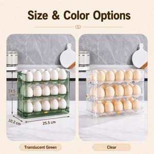 Estante para Almacenamiento de Huevos para Refrigerador, Dispensador de Huevos, en Oferta - Product Image 5