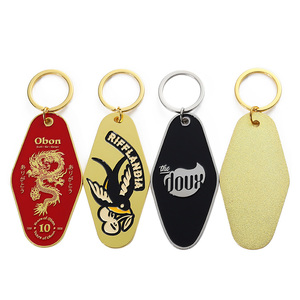 Llaveros Personalizados de Metal Esmaltado, Llaveros de Aleación de Zinc al por Mayor, Llaveros de Hotel 3D de Doble Cara - Product Image 3