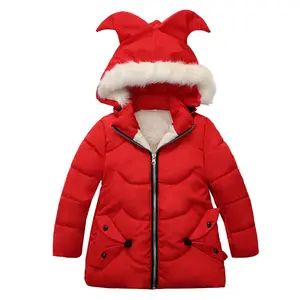 Winter Kids Coat Down Jackets Girls And Boys Children Thicken Long Down Jacket With Fur Collar Protection From Water