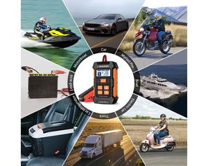 OEM nhà sản xuất xách tay kỹ thuật số Pin Xe Tester + 12V 24V chì axit nhanh chóng tự động sạc pin - Product Image 5