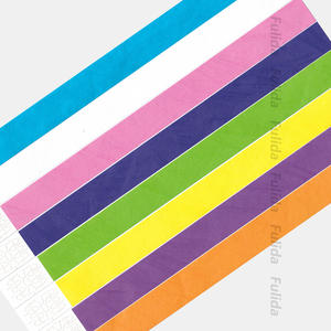 ריק להדפסה תרמית tyvek רצועת היד הלהקה מותאם אישית אירוע קידום מכירות חד פעמי נייר עמיד למים צמיד - Product Image 3