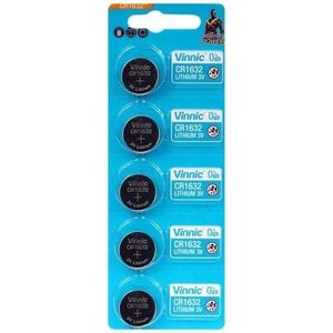แบตเตอรี่ลิเธียม Vinnic Cr1632 3V แบบเหรียญ แพ็ค 5 ก้อน สำหรับอุปกรณ์ดิจิทัล - Product Image 1