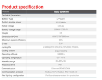 Conteneur de stockage à refroidissement liquide SUNPLUS, refroidissement haute efficacité, 5015 kWh, certifié CSA, modèle à usage multiple RSEC-5015KWH, garantie 10 ans
