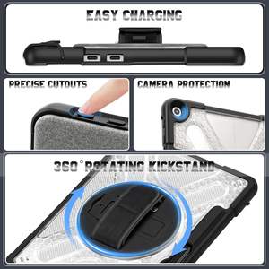 เคสป้องกันสำหรับ Microsoft Surface Pro 12นิ้วขาตั้ง360 ° หมุนได้ฝาครอบกันกระแทกพร้อมสายรัดข้อมือและที่ใส่ปากกา - Product Image 5