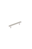 Poignée de meuble moderne en alliage d'aluminium nickel brossé 96-128 mm pour armoire de cuisine, tiroir, penderie et placard