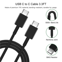 Câble USB-C PD en gros pour Samsung, charge rapide USB-C vers USB-C pour A71 A72 A82 Note 20 S21 S20 S22 S23 S24 S25 S26 et tablettes