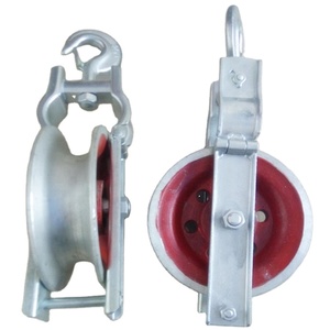 Nhôm Cáp Ròng Rọc Bánh Xe Thép Móc Thép Không Gỉ Cáp Khối Vành Đai Phẳng Loại Máy Móc OEM Tùy Chỉnh Nylon Nhựa - Product Image 2