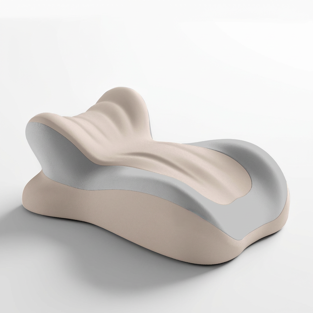 Gray color-blocking [no small pillow]
