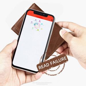 Portefeuille pour homme en cuir pleine fleur de haute qualité, portefeuille bifold en cuir véritable, blocage RFID, porte-cartes fin - Product Image 6