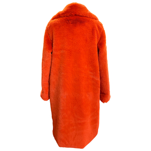 Veste en fausse fourrure de lapin de luxe pour femmes, longueur mi-cuisse, manteau chaud et moelleux pour femmes - Product Image 6
