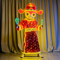 Robe de boîte de nuit à miroir Laser lumineux avec barre lumineuse LED Costume de danseur GOGO pour femme Costume de scène de chanteur mascotte ATU