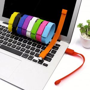 Clé USB personnalisable avec logo imprimable, nouveau bracelet en silicone, grande capacité 2.0 3.0 pour le stockage de fichiers d'équipes sportives en extérieur - Product Image 2
