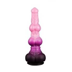 Dildos de silicona suave y gruesos con forma de animales, de fantasía alienígena, con nudos para estimulación del punto G y ventosa, precio al por mayor - Product Image 3