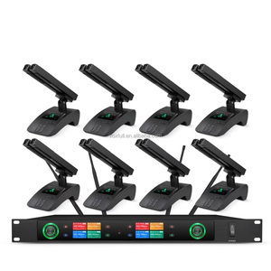 ไมโครโฟนไร้สาย Voxfull ConferX 800 ซีรีส์ 8 ช่องสัญญาณ พร้อมจอแสดงผลสี HD TFT ระบบ True Diversity XLR สำหรับการประชุมระดับมืออาชีพ - Product Image 4