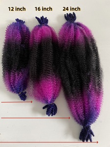 12-24 Inch Tổng Hợp Mùa Xuân Afro Twist Số Lượng Lớn Phần Mở Rộng Tóc Cho Mini Twist Và <span class=keywords><strong>Micro</strong></span> Locs Bouncy Mùa Xuân Ghana Twist - Product Image 5