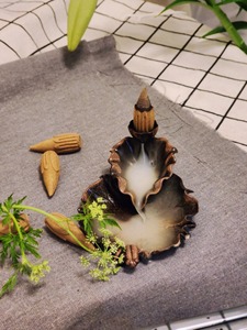 Handcrafted white sage <b>cone</b> <b>incense</b> made from natural plant materials Customizable fragrance options and brand logo available - Product Image 6